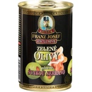 Franz Josef Kaiser Exclusive Zelené olivy plnené pastou zo šunky serrano v slanom náleve 300 g