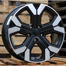 AGT 17260 6.5x17 5x114.3 ET32 black polished rim