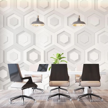 Image 1 of Art gift Фототапет - Шестоъгълници