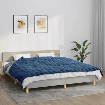 ZBXL Zátěžová deka modrá 7 kg textil 155x220