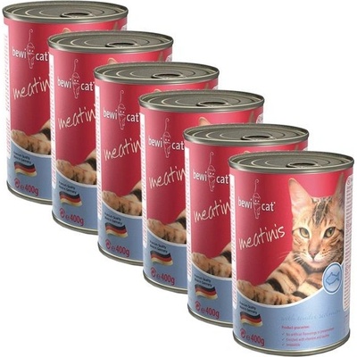 Bewi Cat Meatinis losos 6 x 400 g