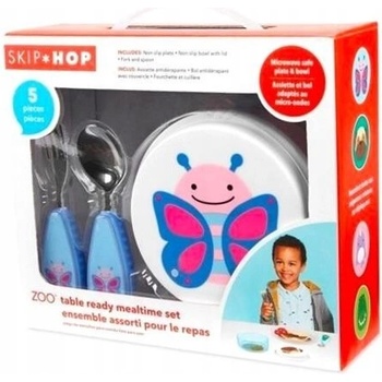 SKIP HOP ZOO Set jedálenský Motýľ 5 ks