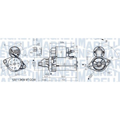 Startér MAGNETI MARELLI 063721346010