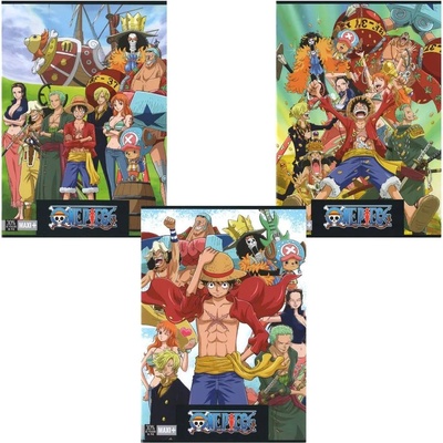 Panini Тетрадка Panini One Piece - Luffy, А4, 40 листа, широки редове, асортимент (71890)