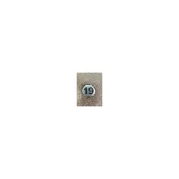 PREVENTA ЦИФРА 19 СРЕБРИСТ КРЪГ 4см (ck19-srk)