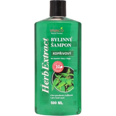 Vivaco Herb extrakt Bylinný šampón na vlasy Žihlava 500 ml