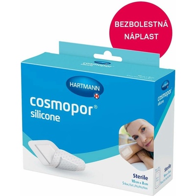 HARTMANN Cosmopor Silicone 10 x 8 cm 5 ks