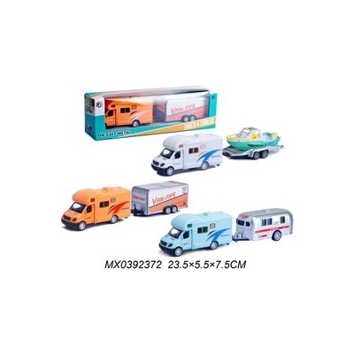 Alltoys Karavan s přívěsem bílý