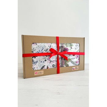 VFstyle dárková sada 2 ks nahřívacích polštářků Butterfly + Flowers