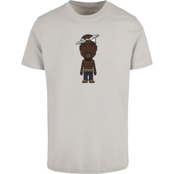 Mister Tee Тениска LA Sketch Tee lightasphalt XXLUB-MT545-02946 - Тъмносив, размер XL