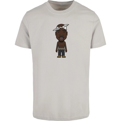 Mister Tee Тениска LA Sketch Tee lightasphalt XXLUB-MT545-02946 - Тъмносив, размер XL