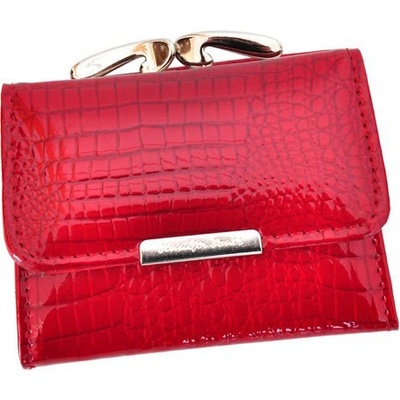 Jennifer Jones kožená malá dámska peňaženka červená