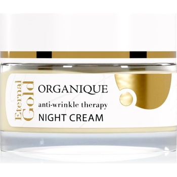 Organique Eternal Gold Anti-Wrinkle Therapy хидратиращ нощен крем против бръчки 50ml