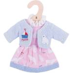Bigjigs Toys - Дрехи за кукла 25 см - Розова рокля с жилетка - Полярна мечка