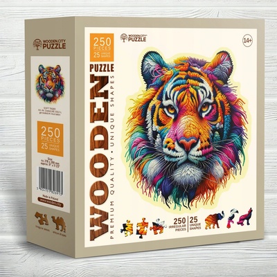 Wooden.City Dřevěné Měkký tygr 250 dílků