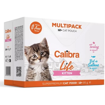 Calibra Cat Life Kitten Multipack 12 x 85 г