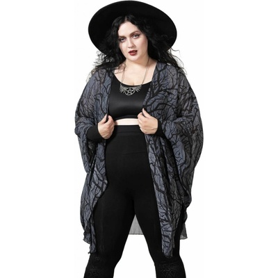 Killstar tričko Obscurum Chiffon Čierna