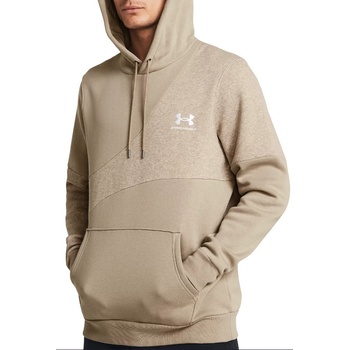 Under Armour Суитшърт с качулка Under Armour UA Essential Flc Blocked HD-BRN 1383070-299 Размер L