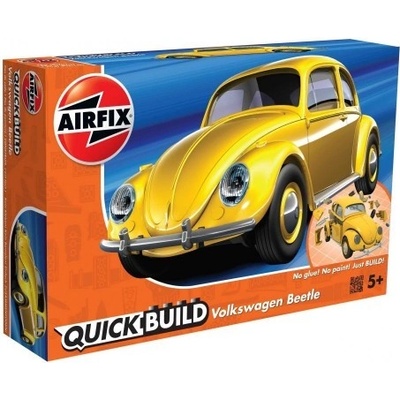 Airfix Quick Bulid J6023 Volkswagen Beetle. Žlutý