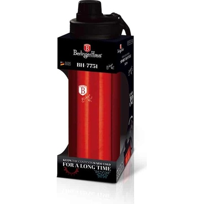 Berlingerhaus Fľaša športová nerez 18/10 Burgundy Metallic Line 540ml