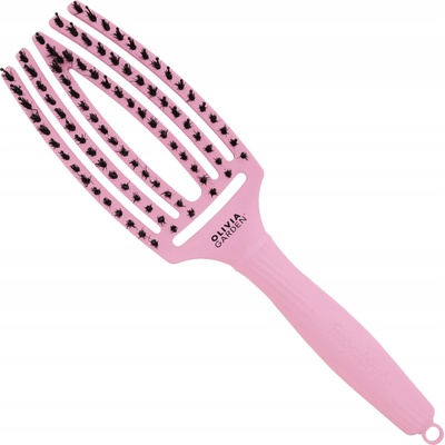 Olivia Garden kefa Fingerbrush Combo Medium ThinkPink Soft Pink jemne ružová