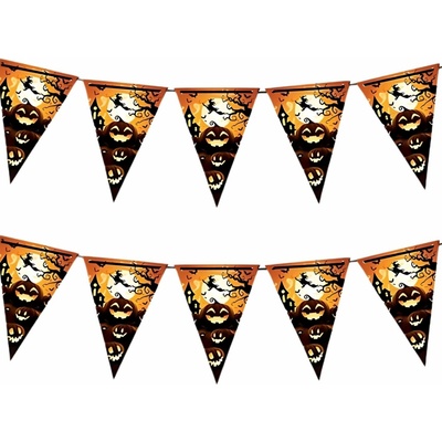 GUIRCA Girlanda Halloween strašidelná dýně, pumpkin, 600 cm – Zboží Dáma