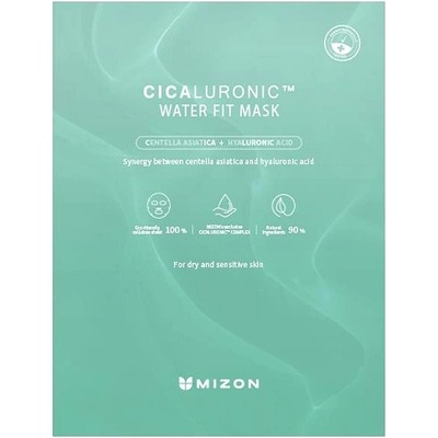 Mizon Cicaluronic water fit veganská maska 24 g