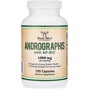 Image 1 of Double Wood Supplements Andrographis 300 mg | 10: 1 Extraxt [120 капсули]