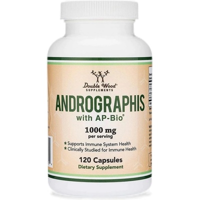Double Wood Supplements Andrographis 300 mg | 10: 1 Extraxt [120 капсули]