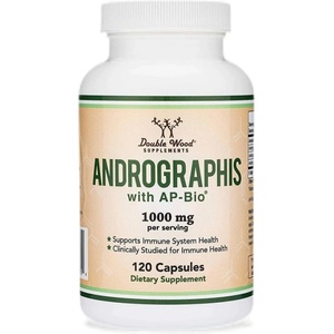 Double Wood Supplements Andrographis 300 mg | 10: 1 Extraxt [120 капсули]