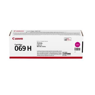 Toner Canon 069 H M purpurový pre tlačiarne Canon i-SENSYS (5500 str./5%) 5096C002