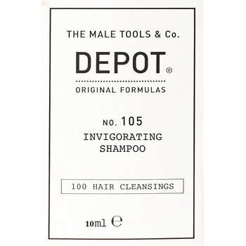 Depot 100 Почистване на косата № 105 мултивитаминен комплекс шампоан за коса против косопад 10 ml