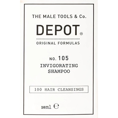 Depot 100 Почистване на косата № 105 мултивитаминен комплекс шампоан за коса против косопад 10 ml