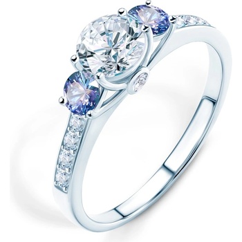 SAVICKI Годежен пръстен Dream: бяло злато, бял сапфир