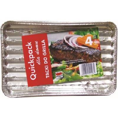 tácky grilovacie 4ks 34*23*2,5cm 190111, 281181
