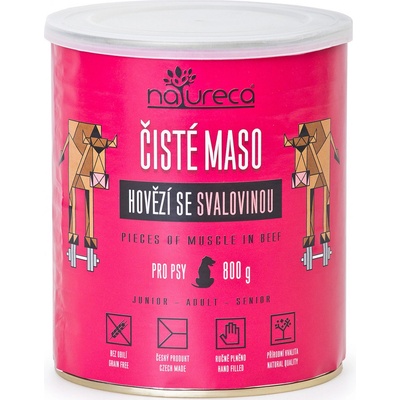 Natureca Adult hovězí se svalovinou 800 g