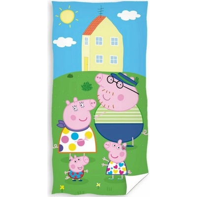 Carbotex osuška Prasátko Peppa 70 x 140 cm