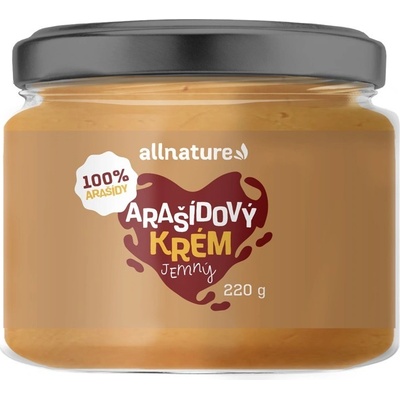 Allnature Arašídový krém jemný 220 g