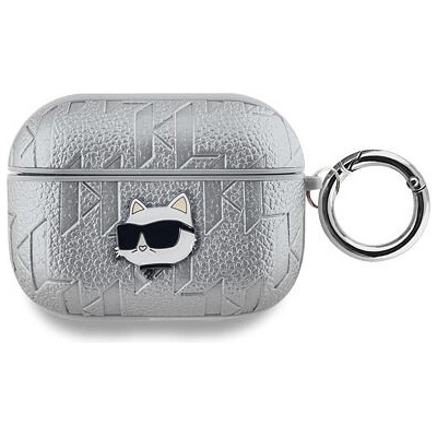 Karl Lagerfeld PU Embossed Choupette Head Puzdro na AirPods Pro KLAPPGCHPS