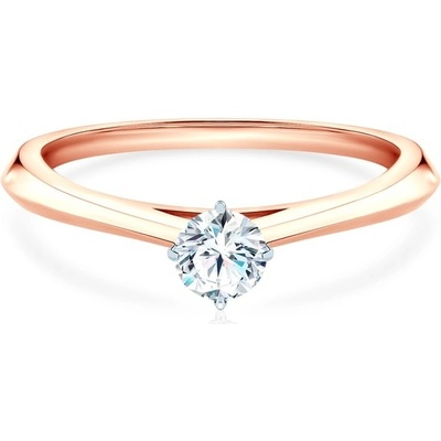 Savicki Zásnubný prsteň The Light dvojfarebné zlato diamant DL R2 2 RB
