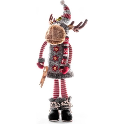 MagicHome Vianoce Dekoracia XmDE35 Sobia laň stojaca 81 cm