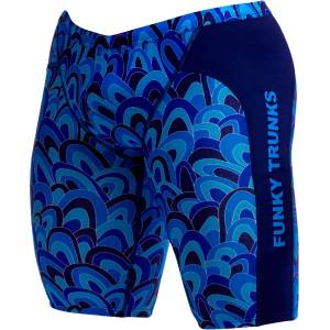 Funky Trunks Мъжки бански слипове Funky Trunks Training Jammers Swim brief - Hill Billy Blues (050-2125-1513)