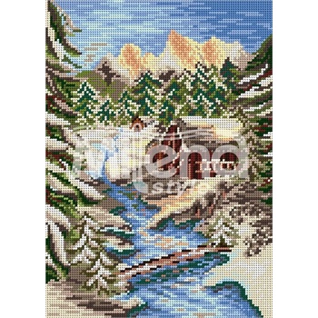 Milena Style Сезони зима - гоблен със схема конци Ariadna 1: 4