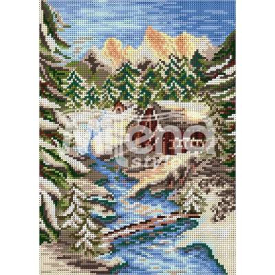 Milena Style Сезони зима - гоблен със схема конци Ariadna 1: 4