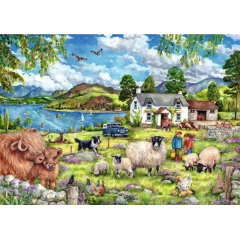 Ravensburger - Puzzle Country Farm - 1 000 piese