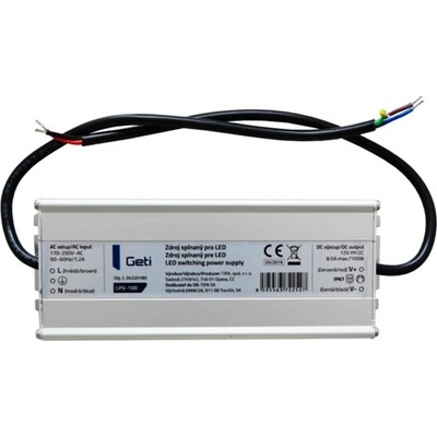 Geti LPV-100 napájecí zdroj 12V/8,5A IP67