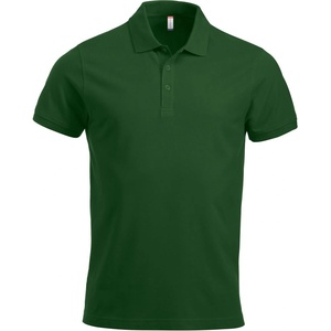 CLIQUE classic lincoln s/s / Мъжка поло риза от плътен памук - бутилково зелено xs (67824454000)