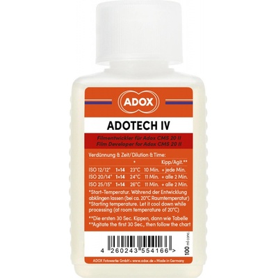 Adox Adotech IV 100 ml negativní vývojka pro 6 filmů