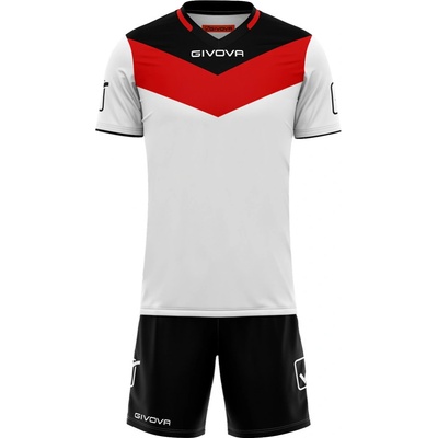 Givova Kit Campo Set Jersey Shorts black / red