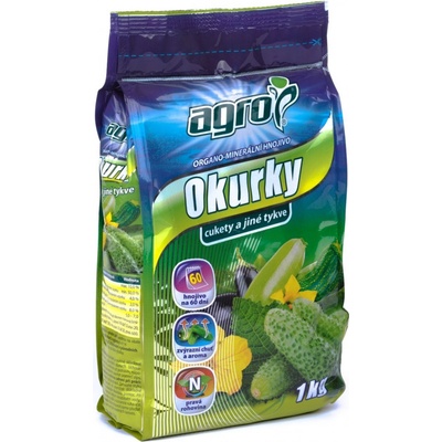 Agro organicko - mineralne hnojivo na uhorky, cukety, tekvice 1 kg
